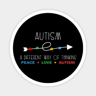 Autism A Different Way Of Thinking Magnet